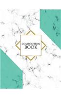 Composition Book: Marble & Gold Bullet Composition Book 150-Page 1/2 Inch Dot Grid Journal Notebook 8.5 X 11 Large Softcover