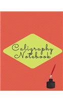 Calligraphy Notebook: Black Cover, Notepad, 8" x 10",20.32 x 25.4 cm, 50 pages, Soft Durable Matte Cover