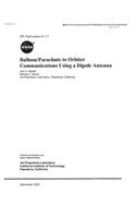 Balloon/Parachute to Orbiter Communications Using a Dipole Antenna