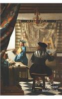 Jan Vermeer Notizbuch: Die Malkunst (Allegorie Der Malerei) - Modisches Tagebuch - Ideal Für Die Schule, Studium, Rezepte Oder Passwörtern Zu Schreiben - Perfekt Für Notiz
