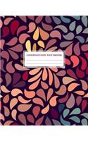 Composition Notebook: 8"x10" College Ruled Notebook
