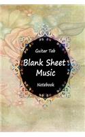Guitar Tab Blank Sheet Music Notebook