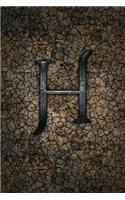 Monogram H Any Day Planner Notebook