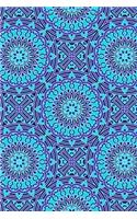 Journal Notebook Mandalas Pattern 3: 110 Page Plain Blank Journal For Drawing, Writing, Doodling In Portable 6 x 9 Size.(42 Noteworthy Series Unlined)