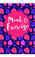 Meal & Exercise Notebook: Diet & Fitness Tracker
