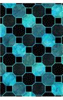 Journal Notebook Dotty Hexagon Pattern 1