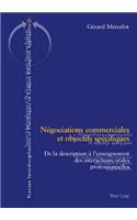 Négociations Commerciales Et Objectifs Spécifiques