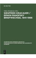 Siegfried Kracauer / Erwin Panofsky Briefwechsel 1941–1966