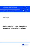 Antizipation Und Analyse Von Dynamik ALS Ausloeser Von Risiko in It-Projekten