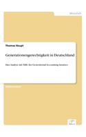 Generationengerechtigkeit in Deutschland