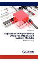 Application of Open-Source Enterprise Information Systems Modules