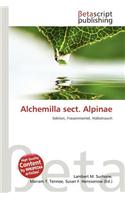 Alchemilla Sect. Alpinae: (German)
