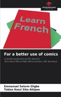 For a better use of comics