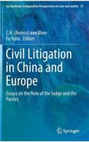 Civil Litigation in China and Europe