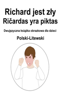 Polski-Litewski Richard jest zly / Ri&#269;ardas yra piktas Dwuj&#281;zyczna ksi&#261;&#380;ka obrazkowa dla dzieci