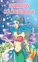 Mermaids Coloring Book: Beautiful Mermaid Designs For Adults Relaxation