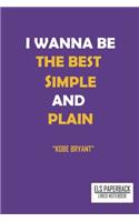 Kobe Briant Notebook; Tribute to Lakers Player
