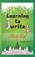 learning to write: size 8.5 x 11 Fun Kid Workbook Numbers For Learning, Coloring