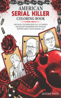 American Serial killer coloring book