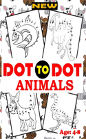 Dot To Dot Animals Age 4-8