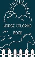 Horse Coloring Book