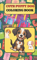 Cute Puppy Dog Coloring Book for Kids