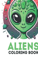 Aliens Coloring Book For Kids