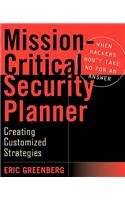 Mission Critical Security Planner
