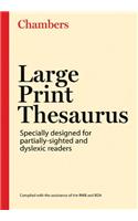 Chambers Large Print Thesaurus, 2nd edition