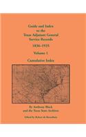 Guide and Index to the Texas Adjutant General Service Records, 1836-1935: Volume 1, Cumulative Index(English)