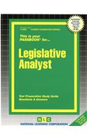 Legislative Analyst: Passbooks Study Guide