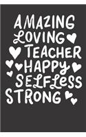 Notebook 6x9 120 Pages: Pre K Teacher School Kindergarten English Spanish Music