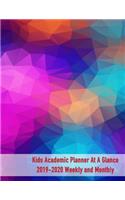 Kids Academic Planner At A Glance