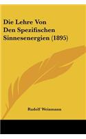 Die Lehre Von Den Spezifischen Sinnesenergien (1895): (German)