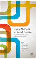 Digital Methods for Social Science