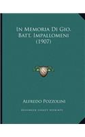 In Memoria Di Gio. Batt. Impallomeni (1907)