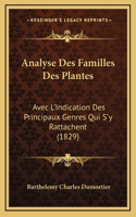 Analyse Des Familles Des Plantes