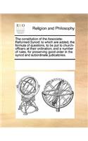 The Constitution of the Associate-Reformed Synod