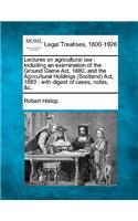 Lectures on Agricultural Law