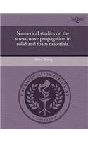 Numerical Studies on the Stress-Wave Propagation in Solid and Foam Materials