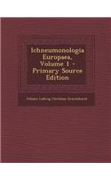 Ichneumonologia Europaea, Volume 1