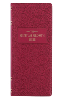 Spiritual Growth Bible, Study Bible, NLT - New Living Translation Holy Bible, Faux Leather, Berry