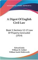 Digest Of English Civil Law