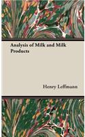 Analysis of Milk and Milk Products