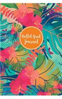 Bullet Grid Journal: Tropical Pattern, 150 Dot-Grid Pages, 6"x9": Tropical Pattern, 150 Dot-Grid Pages, 6"x9"