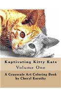 Kaptivating Kitty Kats: Grayscale Art Coloring Book