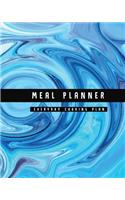 Meal Planner: Everyday Cooking Plan (Large Size Food Diary) - Beautiful Marble Design