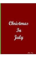 Christmas In July - Notebook