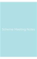 Scheme Meeting Notes Notebook
