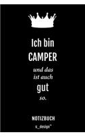 Notizbuch für Camper